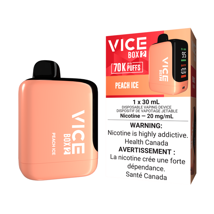 Vice Box 2 Disposable - Peach Ice 20mg