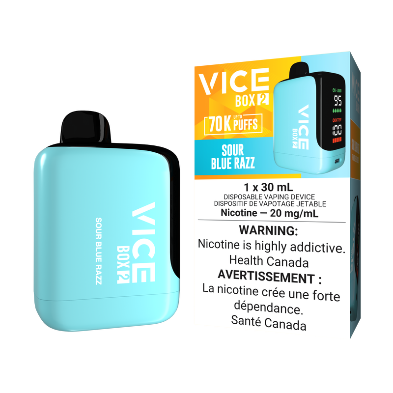 Vice Box 2 Disposable - Sour Blue Razz 20mg