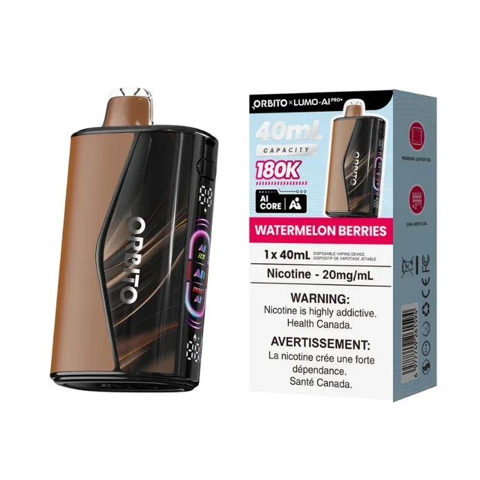 Orbito Lumo AI Pro+ 180K Disposable - Watermelon Berries 20mg