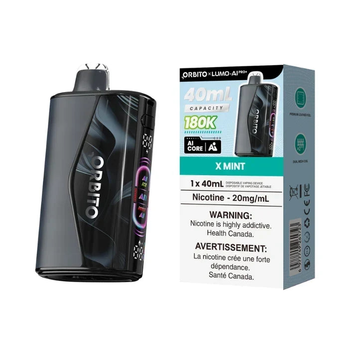 Orbito Lumo AI Pro+ 180K Disposable - X Mint 20mg