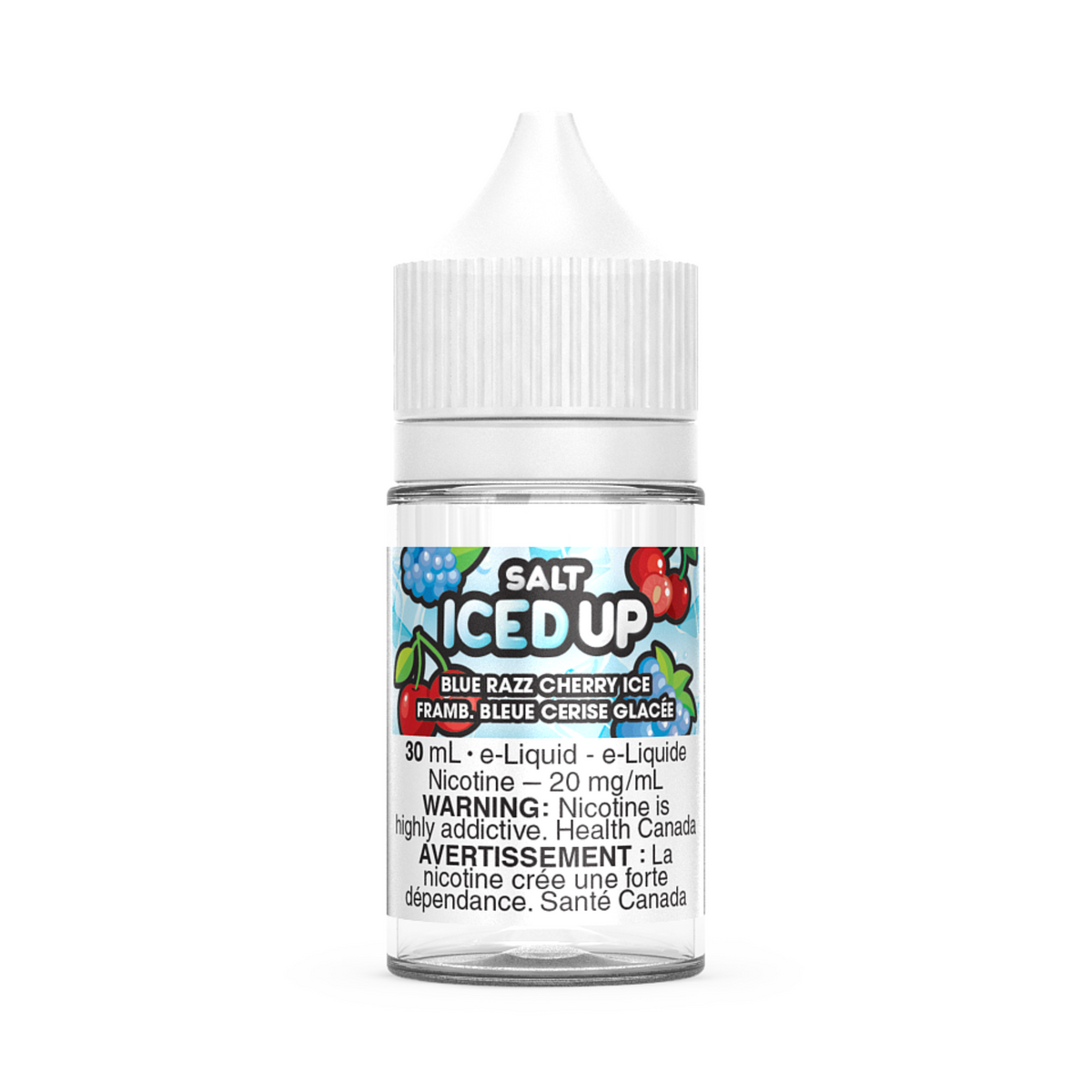 Menthol E Juice 120ml Kings Crest -Strawberry Peach Ice Salt 20mg -30 Ml-  Fruit Series