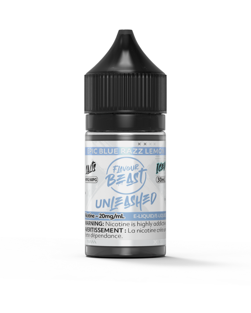Flavour Beast Unleashed Salt- Epic Blue Razz Lemon Iced 30ml