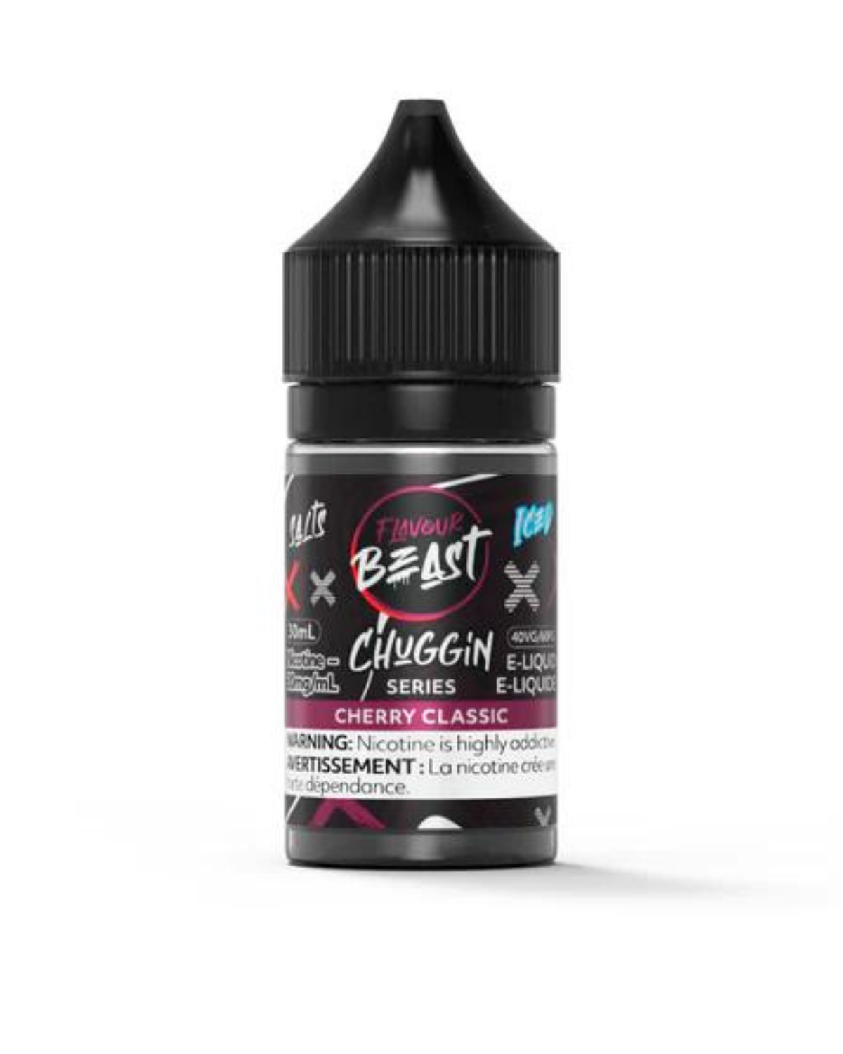 Flavour Beast Salt - Chuggin' Cherry Classic Iced 30ml — Fat Panda