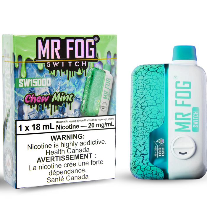 Mr. Fog Switch 15K Disposable - Chew Mint 20mg