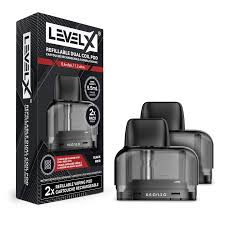 Level X Refillable Dual Coil Pod 5.5ml 0.6/1.2ohm - 2 Pack