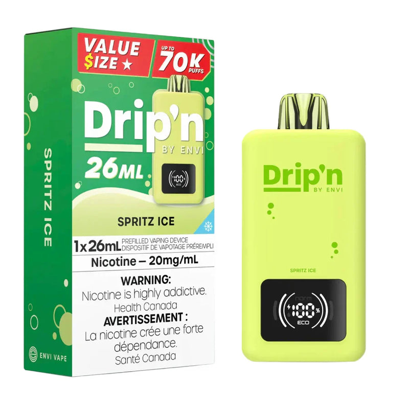 Drip'n by ENVI 70K Disposable - Spritz Ice 20mg
