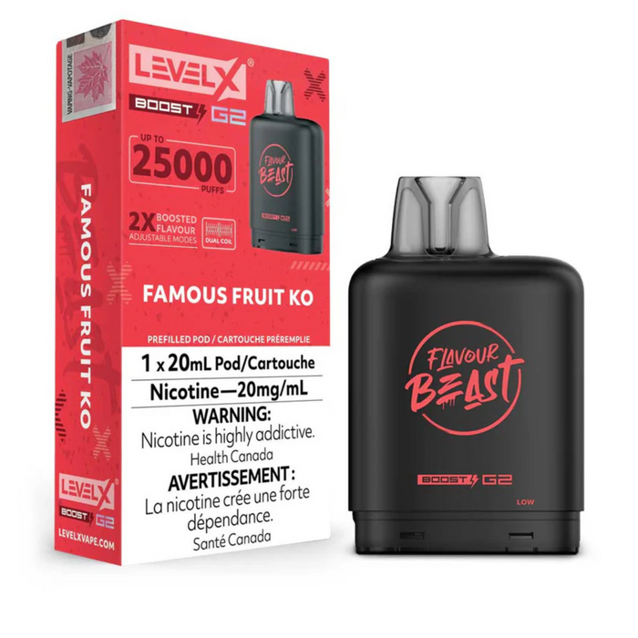 Level X Flavour Beast Boost G2 - Famous Fruit KO 20mg