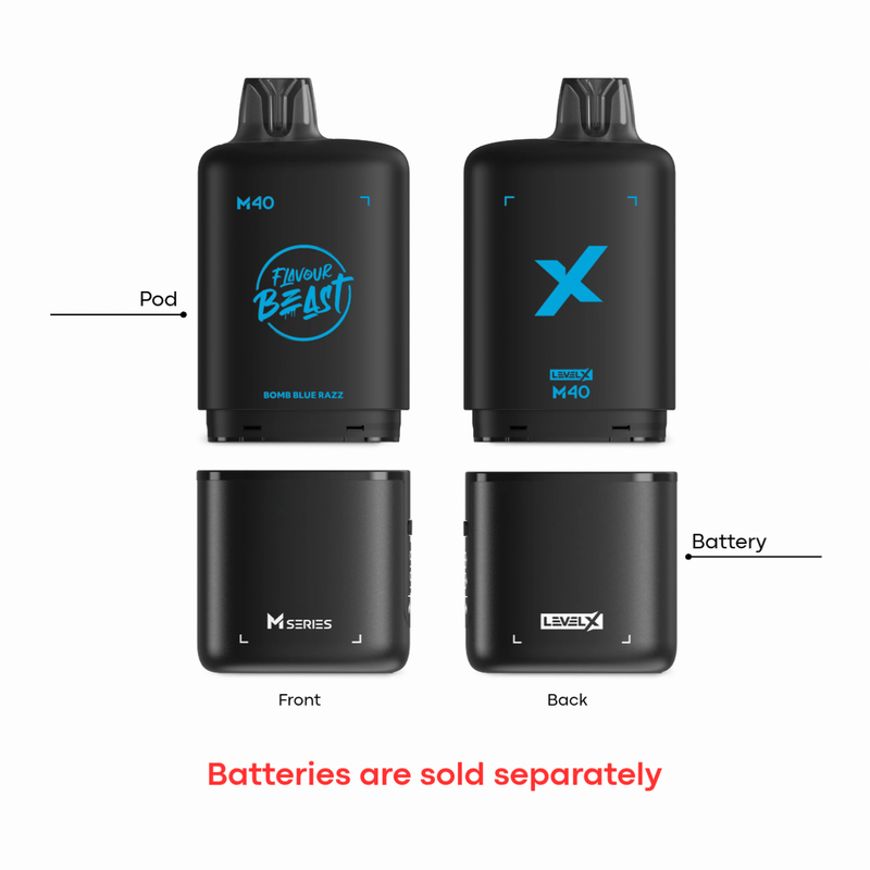 Level X M Series Flavour Beast Pod 40ml - Extreme Mint Iced 20mg