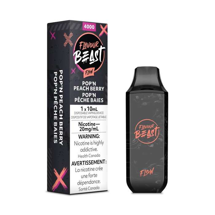 Flavour Beast Flow Disposable - Packin' Peach Berry 20mg