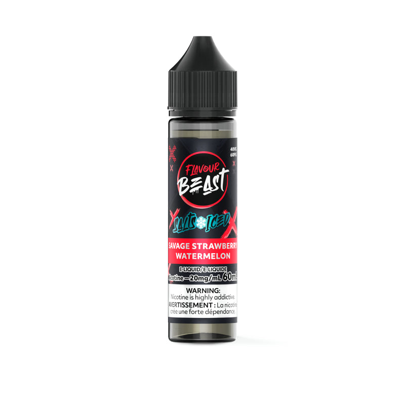 Flavour Beast Salt - Savage Strawberry Watermelon 60ml