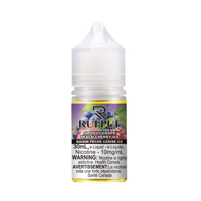 RUFPUF Salt - Groovy Grape Peach Cherry Ice 30ml