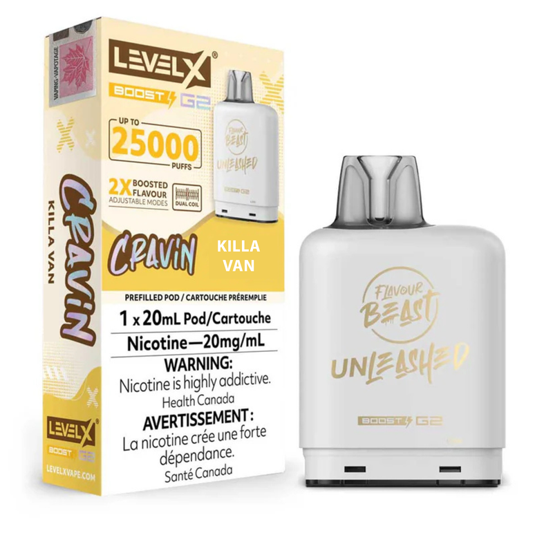 Level X Flavour Beast Unleashed Boost G2 Cravin - Epic Killa Van 20mg