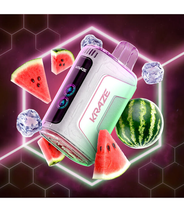 Kraze HD 7K Disposable - Watermelon Ice 20mg