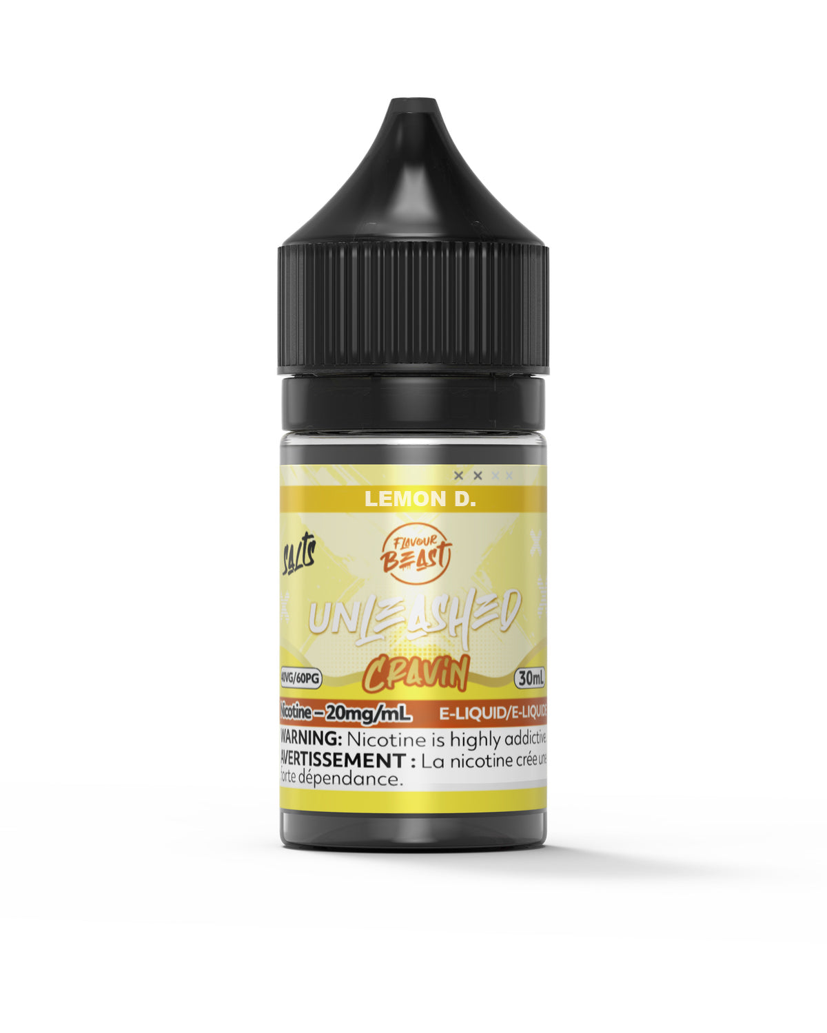 Flavour Beast Unleashed Cravin Salt - Lemon D. 30ml — Fat Panda