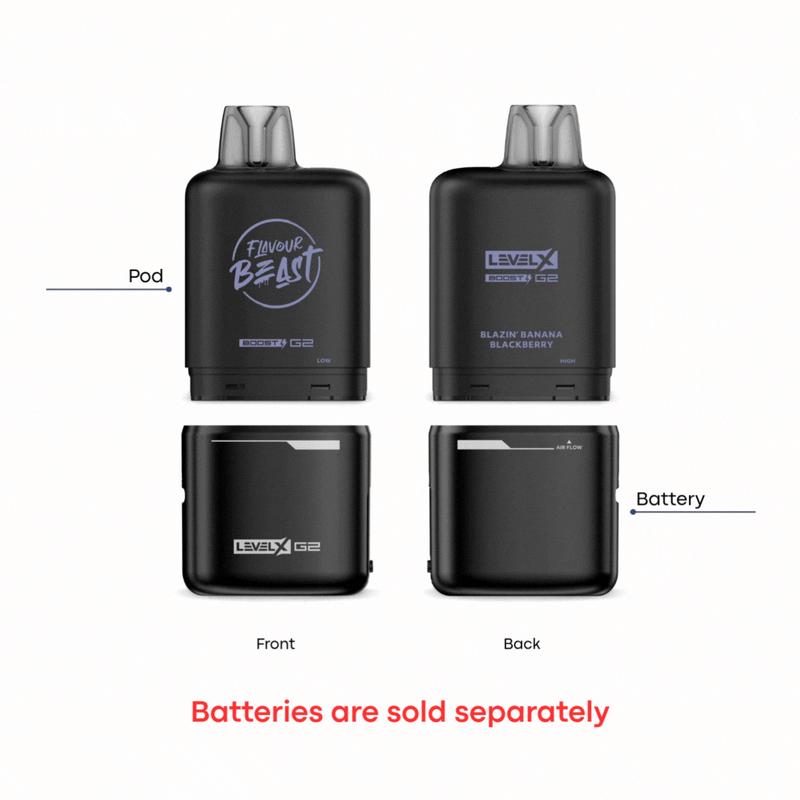 Level X Flavour Beast Boost G2 - Dope Double Kiwi Iced 20mg