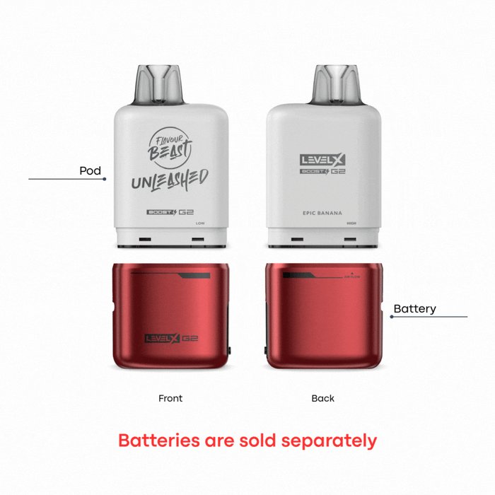 Level X Flavour Beast Unleashed Boost G2 Cravin - Epic Lemon D. 20mg