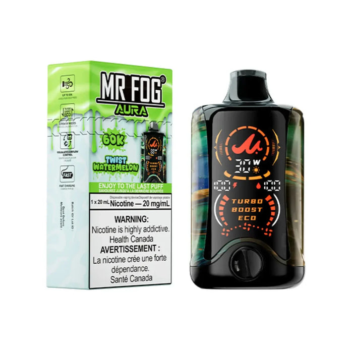 Mr. Fog Aura 60K Disposable - Twist Watermelon 20mg