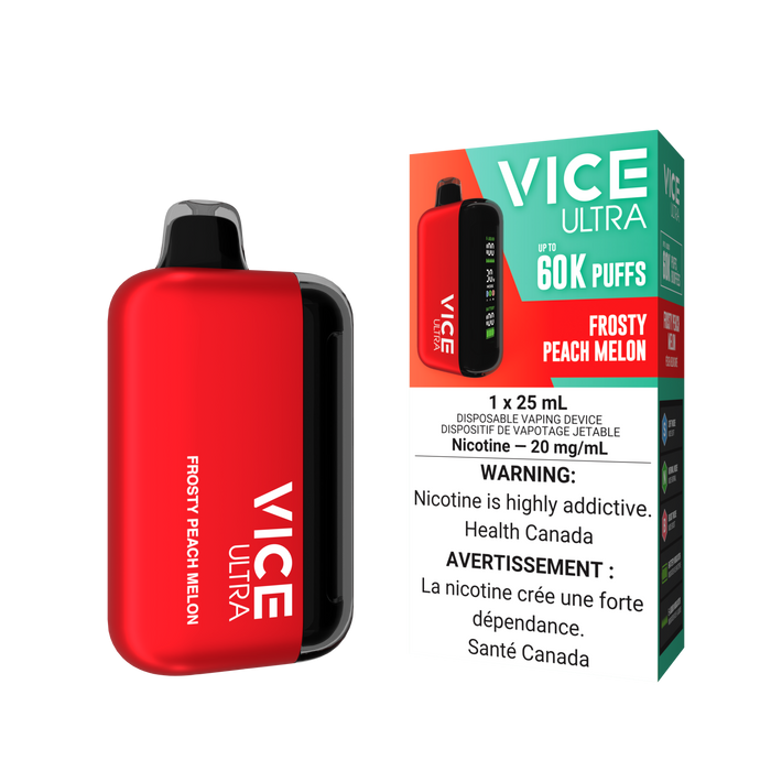 Vice Ultra Disposable -  Frosty Peach Melon 20mg