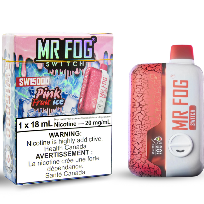 Mr. Fog Switch 15K Disposable - Pink Fruit Ice 20mg