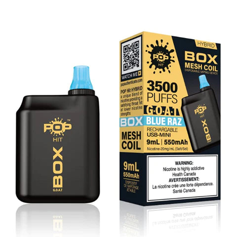 Pop Hybrid Box GOAT Disposable - Blue Razz 20mg