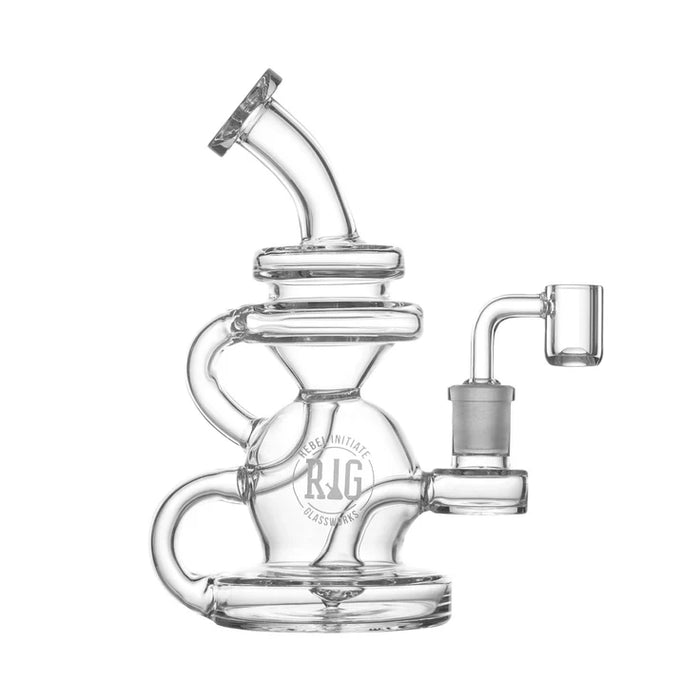 Rebel Initiate Glassworks 8'' "Cyclone" Concentrate Rig