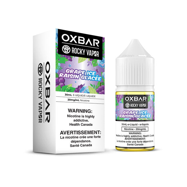 Rocky Vapor Oxbar E-liquids - Grape Ice 20mg 30ml