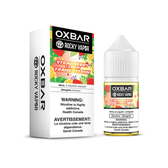 Rocky Vapor Oxbar E-liquids - Strawberry Lemon 20mg 30ml