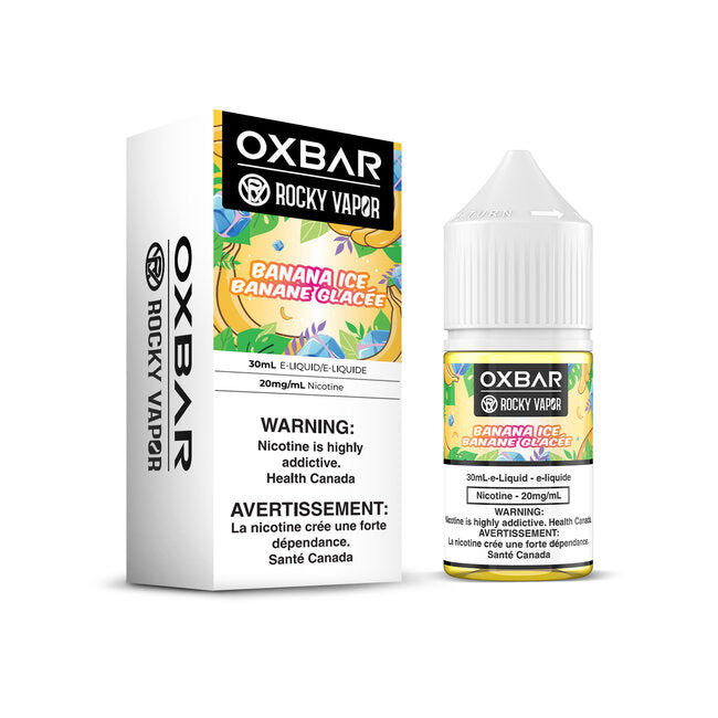Rocky Vapor Oxbar E-liquids - Banana Ice 20mg 30ml
