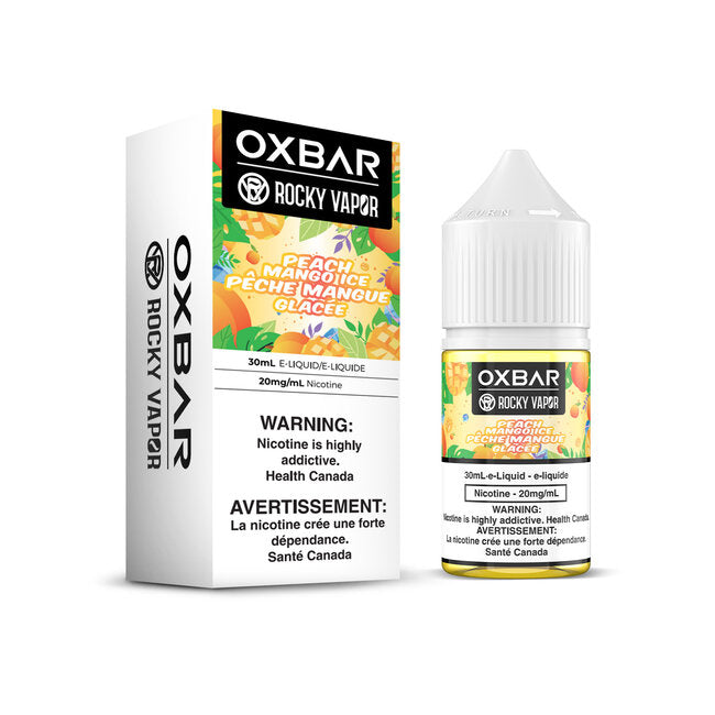 Rocky Vapor Oxbar E-liquids - Peach Mango Ice 20mg 30ml