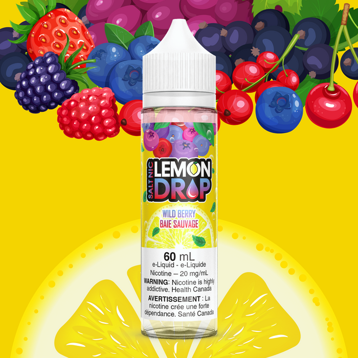 Lemon Drop Salt - Wild Berry 60ml