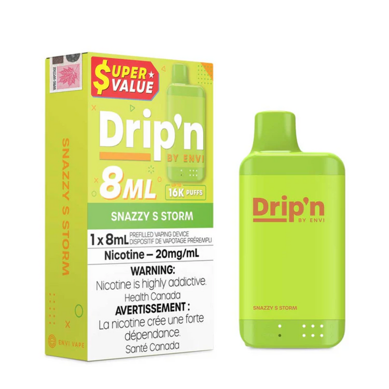 Drip'n by ENVI 16K Disposable - Snazzy S Storm 20mg