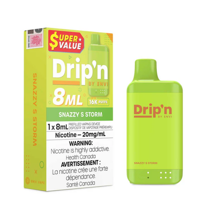 Drip'n by ENVI 16K Disposable - Snazzy S Storm 20mg