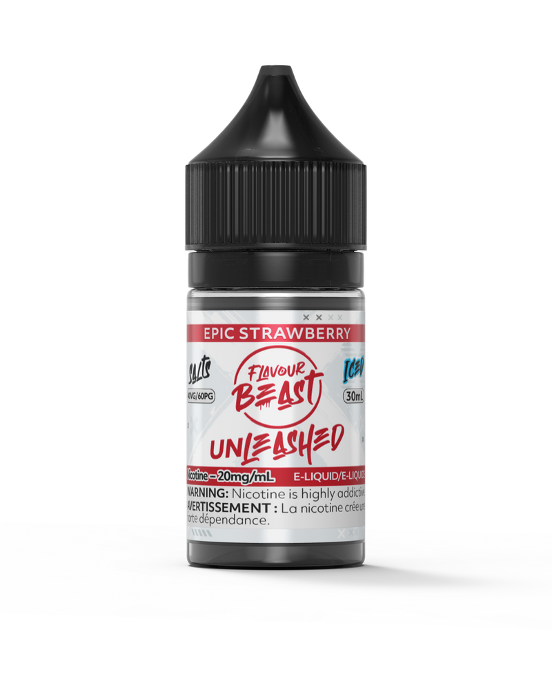 Flavour Beast Unleashed Salt - Epic Strawberry Iced 30ml