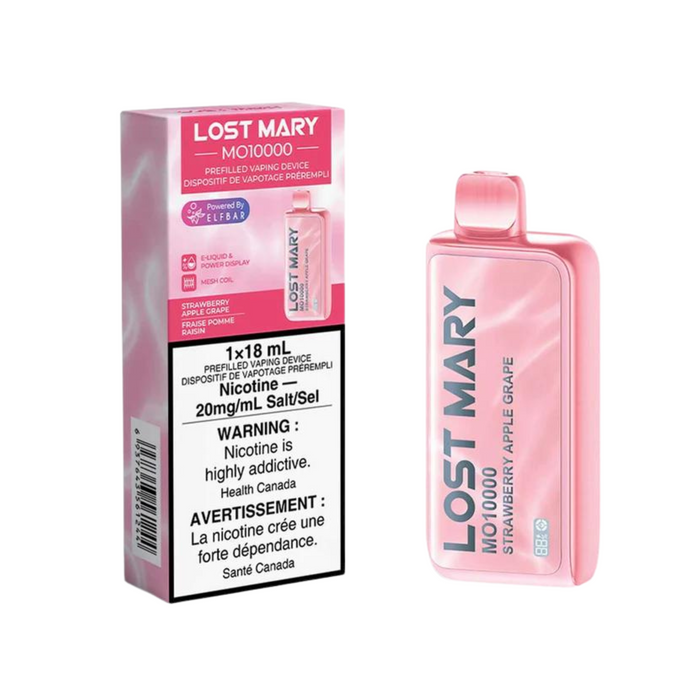 Lost Mary 10K Disposable - Strawberry Apple Grape 20mg