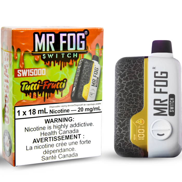 Mr. Fog Switch 15K Disposable - Tutti Frutti 20mg