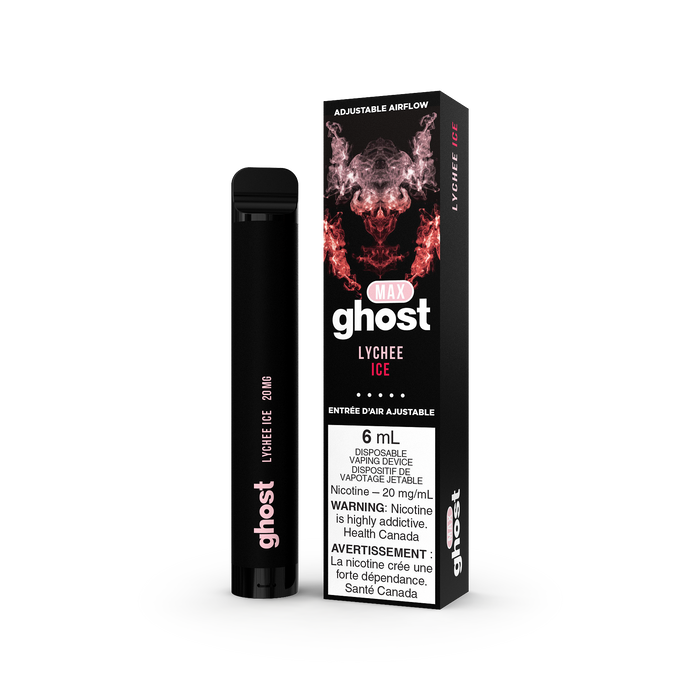 Ghost Max Disposable - Lychee Ice 20mg