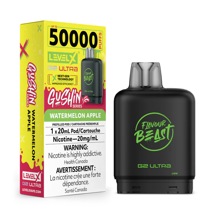 Level X Flavour Beast G2 Ultra - Gushin' Watermelon Apple 20mg
