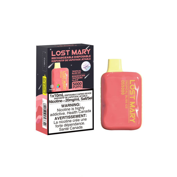 Lost Mary 5000 Disposable - Tropical Bliss Ice 20mg