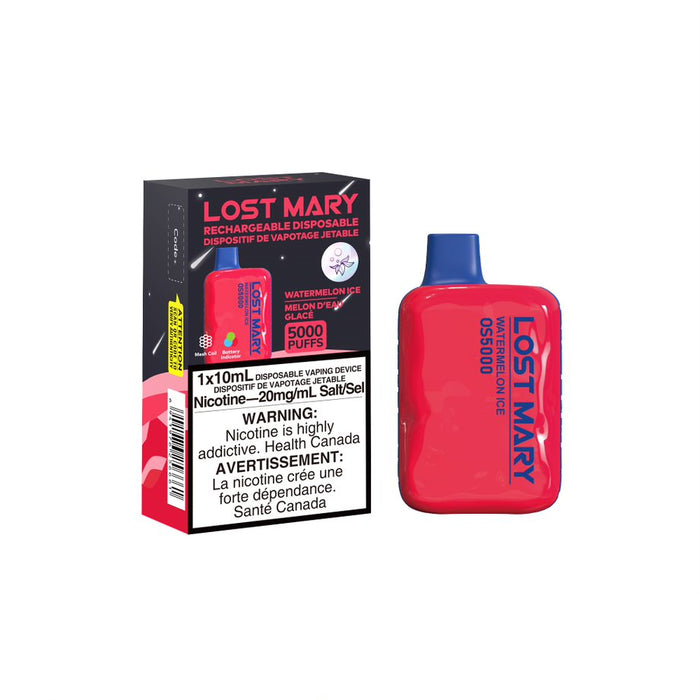 Lost Mary 5000 Disposable - Watermelon Ice 20mg
