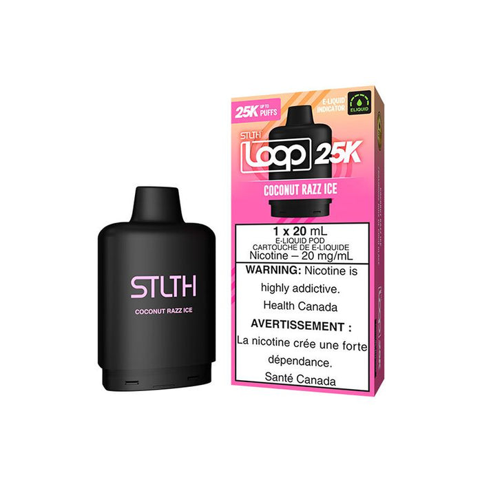 STLTH Loop 25K Pod - Coconut Razz Ice 20mg