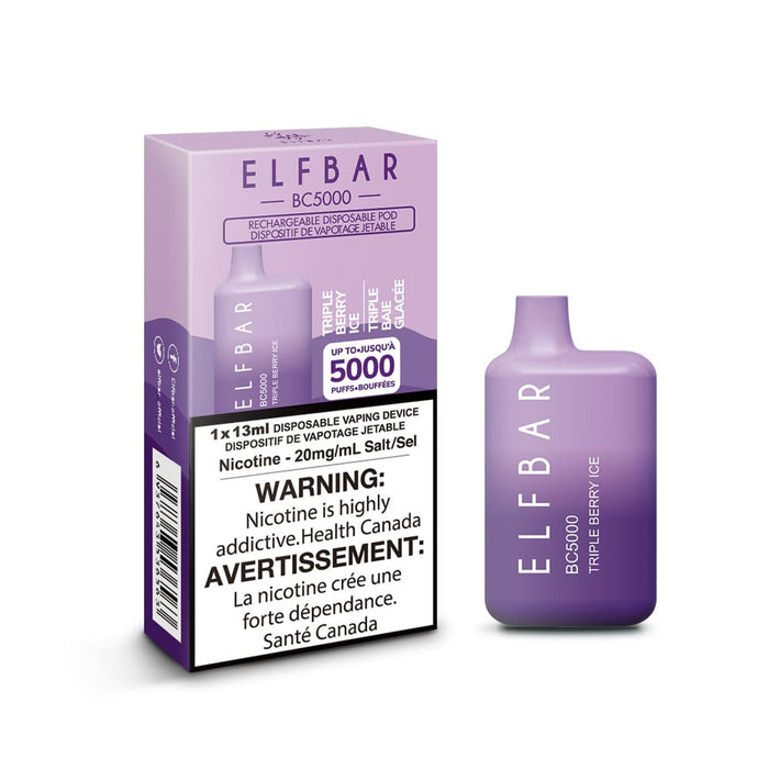 Elf Bar 5000 Disposable - Triple Berry Ice 20mg