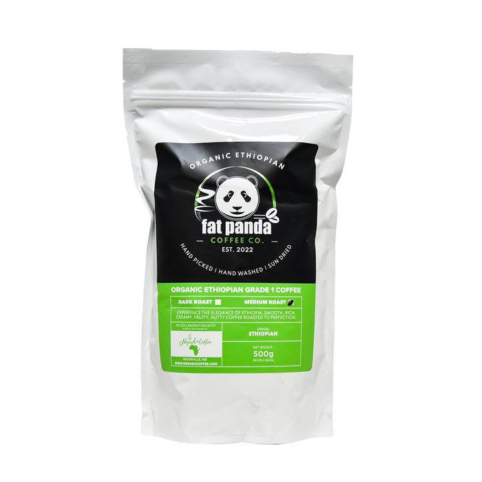 Fat Panda Coffee Medium Roast 500G Bag (Whole Bean)