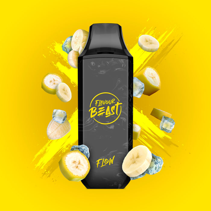 Flavour Beast Flow Disposable - Bussin Banana Iced 20mg