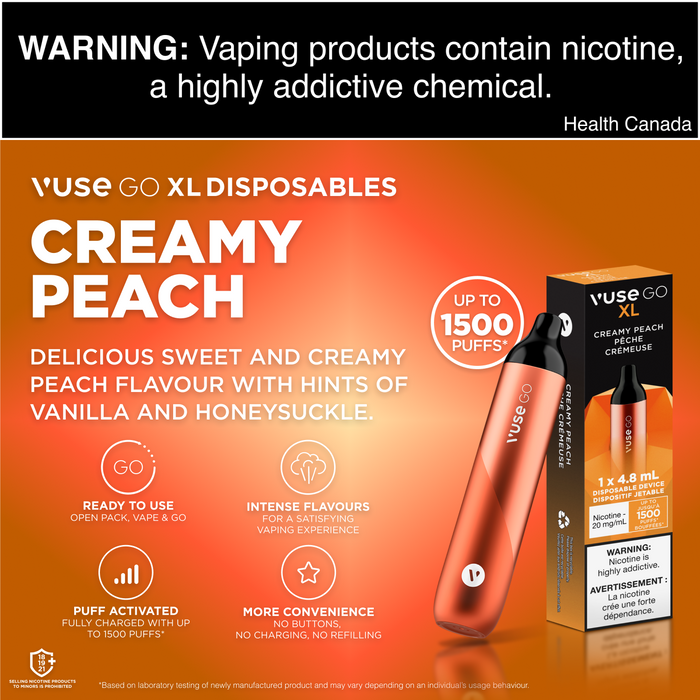 Vuse Go XL Disposable Creamy Peach 20mg