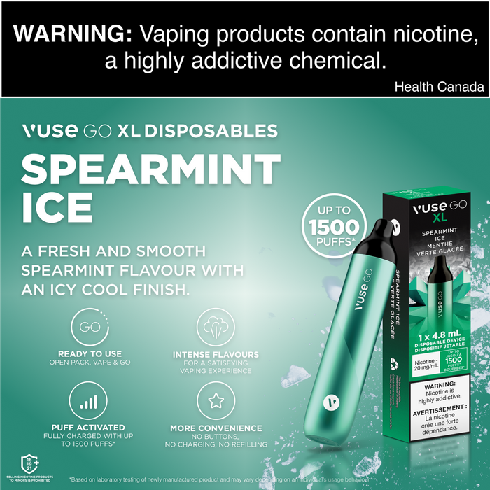 Vuse Go XL Disposable Spearmint Ice 20mg