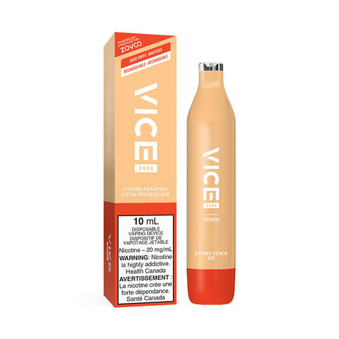 Vice 5500 Disposable - Lychee Peach Ice 20mg