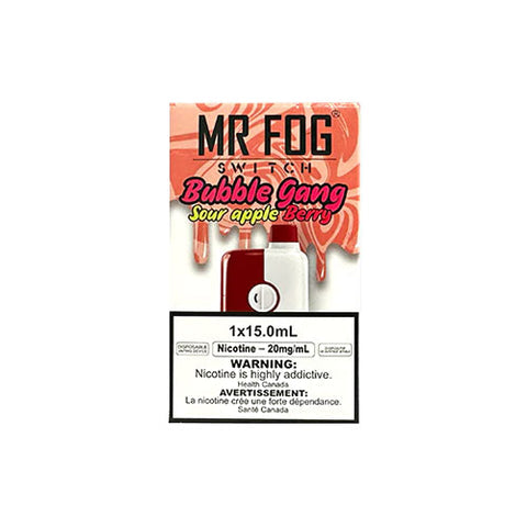 Mr. Fog Switch Disposable - Bubble Gang Sour Apple Berry 20mg