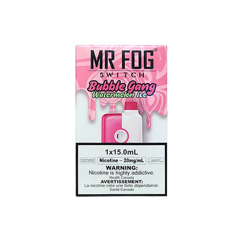 Mr. Fog Switch Disposable - Bubble Gang Watermelon Ice 20mg
