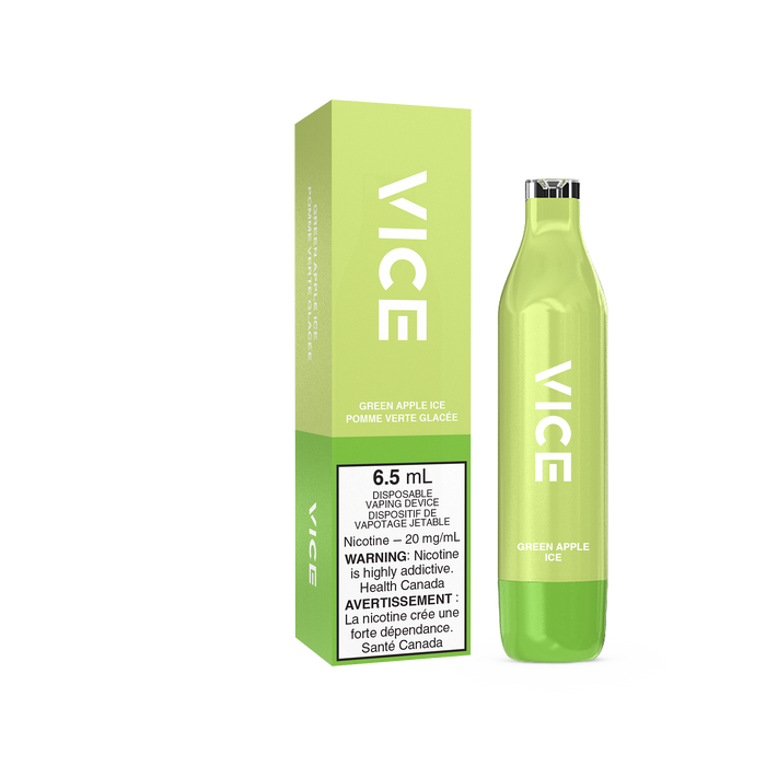 Vice 2500 Disposable - Green Apple Ice 20mg