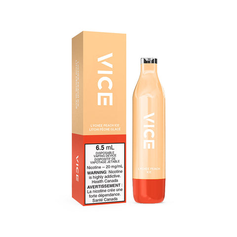 Vice 2500 Disposable - Lychee Peach Ice 20mg